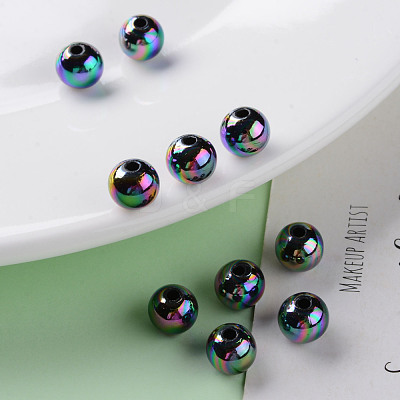Opaque Acrylic Beads MACR-S370-D8mm-S002-1