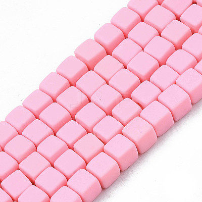 Handmade Polymer Clay Beads Strands X-CLAY-N008-061-08-1