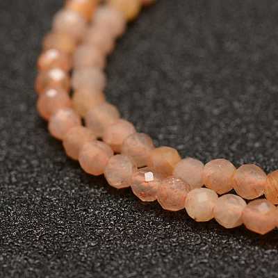 Natural Sunstone Beads Strands X-G-K182-2mm-13-1
