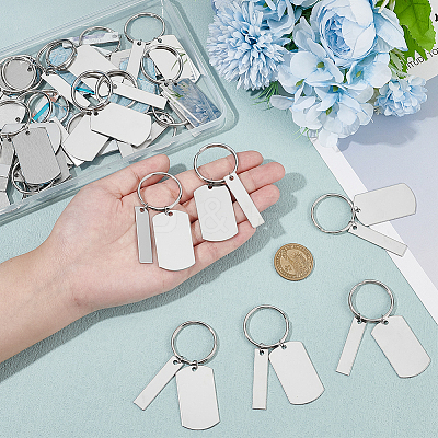 201 Stainless Steel Keychain KEYC-UN00008-1