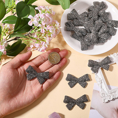 30Pcs Opaque Resin Cabochons CRES-CA0001-30B-1