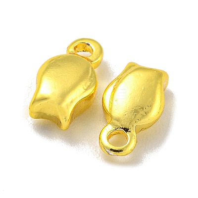 Rack Plating Brass Charms KKB-L075-013G-02-1