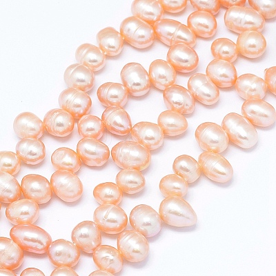 Natural Cultured Freshwater Pearl Beads Strands PEAR-G004-03D-01-X-1