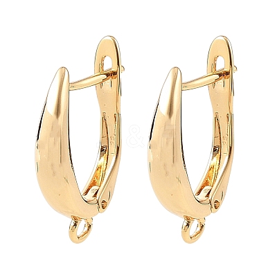 SHEGRACE Brass Hoop Earring Findings XGRQ79727-943G-1