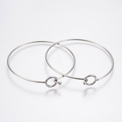 Tarnish Resistant 304 Stainless Steel Expandable Bangle Making STAS-F148-01P-1