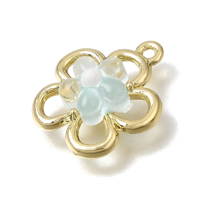 Brass Resin Pendants RE-CBAE379-19LG-1