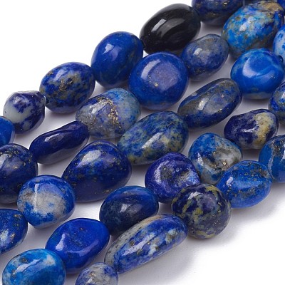 Natural Lapis Lazuli Beads Strands X-G-L493-40-1