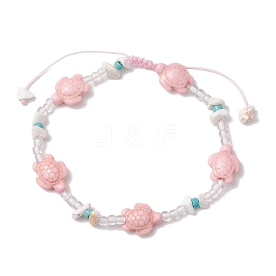 Summer Beach Turtle Anklets AJEW-AN00675-1