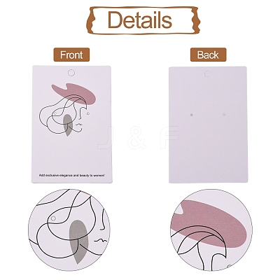 Cardboard Jewelry Display Cards X-CDIS-H002-01A-01-1