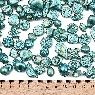Antiqued Acrylic Beads AC-CBAAA05-01J-1