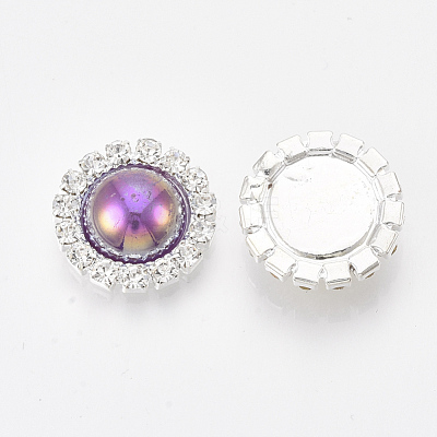 ABS Plastic Imitation Pearl Cabochons RB-S066-02S-1