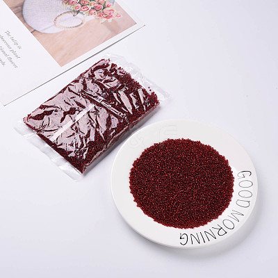 8/0 Glass Seed Beads SEED-US0003-3mm-25B-1