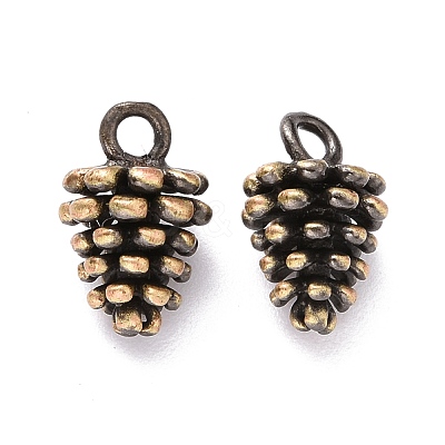 Rack Plating Brass Charms KK-F834-07BAB-1