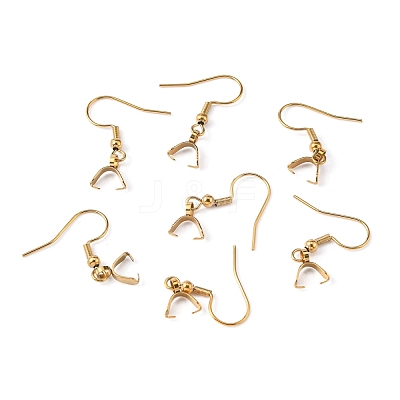 50Pcs Ion Plating(IP) 304 Stainless Steel Hooks STAS-DC0009-20-1