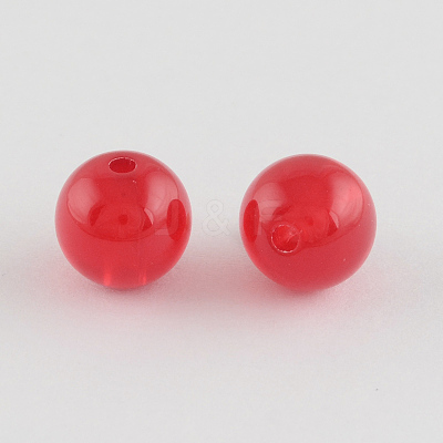 Imitation Jelly Acrylic Beads SACR-R836-8mm-M-1