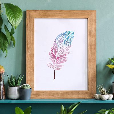 Plastic Reusable Drawing Painting Stencils Templates Sets DIY-WH0172-311-1