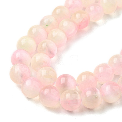 Natural Selenite Beads Strands G-P493-01L-1