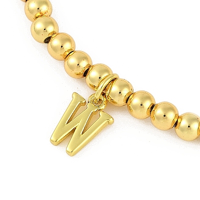 Brass Pendants Bracelets BJEW-B105-01G-W-1