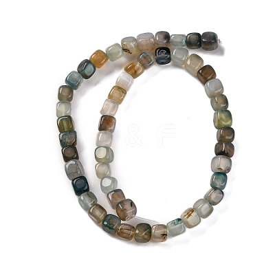 Natural Dragon Veins Agate Beads Strands G-G177-E06-01-1