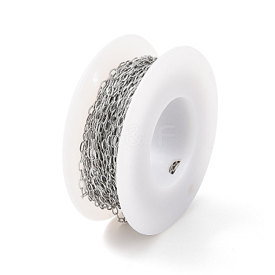 Tarnish Resistant 304 Stainless Steel Cable Chains CHS-C002-03P-02-1