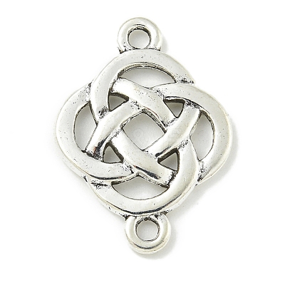 Tibetan Style Alloy Connector Charms TIBE-I026-6023AS-1