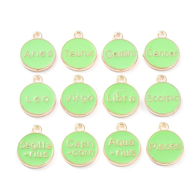 Alloy Enamel Pendants ENAM-S124-01B-06-1