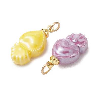 Handmade Porcelain Pendants PALLOY-JF05899-1