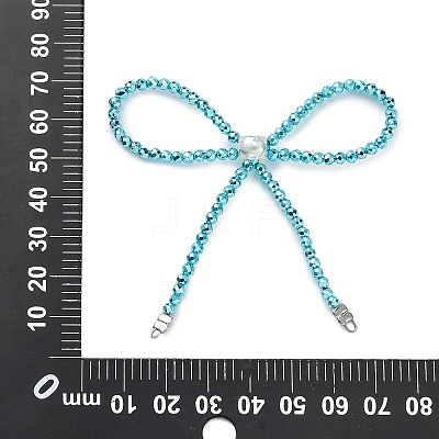 Alloy & Glass Bowknot Chandelier Component Links PALLOY-D360-01C-1