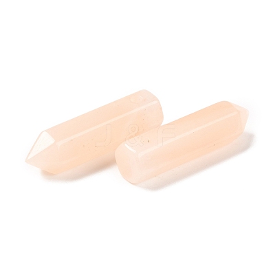 Natural Pink Aventurine Pointed Pendants G-D460-01I-1