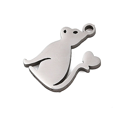 201 Stainless Steel Charms STAS-Z155-03P-1
