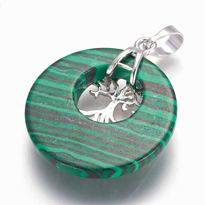 Natural & Synthetic Gemstone Pendants G-F573-C-1