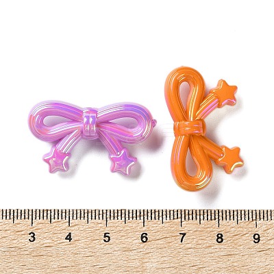 Opaque UV Plating Acrylic Beads PACR-D288-21-1