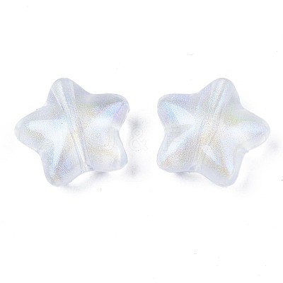 Transparent Acrylic Beads X-OACR-N008-096-1