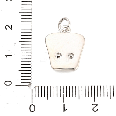Brass Micro Pave Cubic Zirconia Pendants KK-H527-27P-1