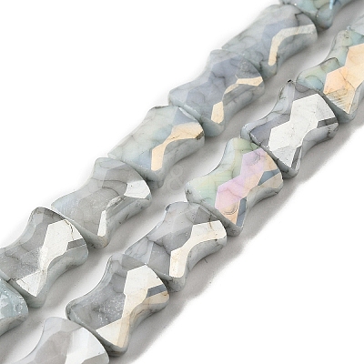 Electroplate Glass Beads Strands GLAA-D013-06D-1