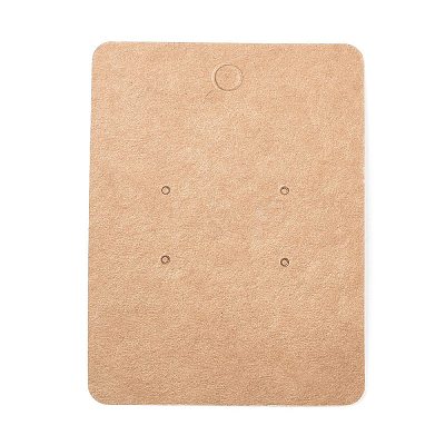 Blank Kraft Paper Earring Display Cards X1-CDIS-G005-12-1