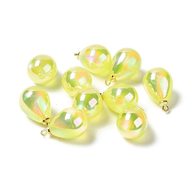 UV Plating Acrylic Pendants LS-FIND-I035-01G-1