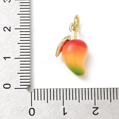 Brass Enamel Pendants KK-H523-01F-G01-1