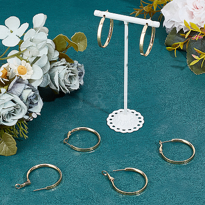 3 Pairs Brass Hoop Earrings for Women EJEW-BBC0001-66G-01-1