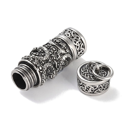 Openable 316 Surgical Stainless Steel Urn Ashes Pendants STAS-E212-29AS-02-1