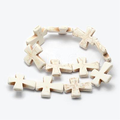 Synthetic Magnesite Bead Strands G-P228-47-B-1