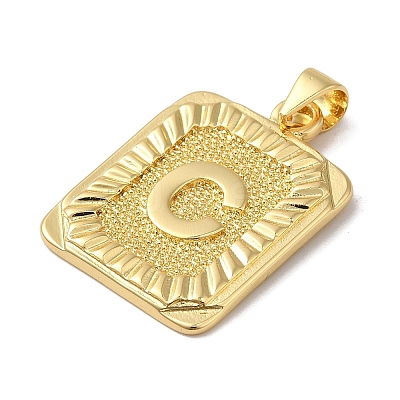 Rack Plating Brass Pendants KK-B092-42G-C-1