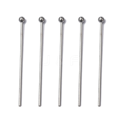 Tarnish Resistant 304 Stainless Steel Ball Head pins STAS-M010-30mm-01-1