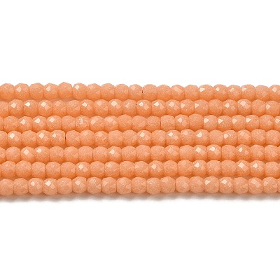 Synthetic Luminous Stone Beads Strands G-C086-01B-11-1