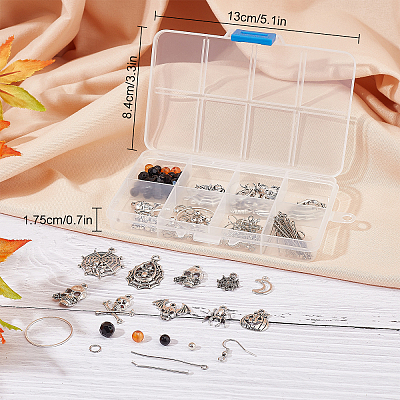 DIY Halloween Drop Earring Making Kits DIY-SC0019-36-1