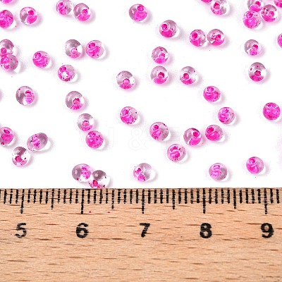 8/0 Inside Colours Transparent Glass Seed Beads X1-SEED-T007-06I-1