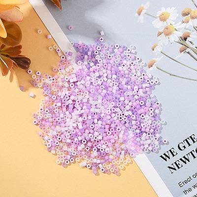 20G 4 Colors Cylinder Seed Beads SEED-YW0003-05A-1