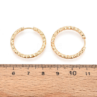 304 Stainless Steel Hoop Earrings X-STAS-T074-19G-1
