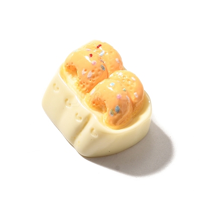 Opaque Resin Cabochons CRES-U004-01B-1