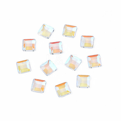 Glass Rhinestone Cabochons MRMJ-N027-029A-1